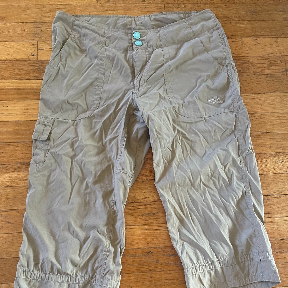 Northface Tan Capri Hiking and Travel Pants
